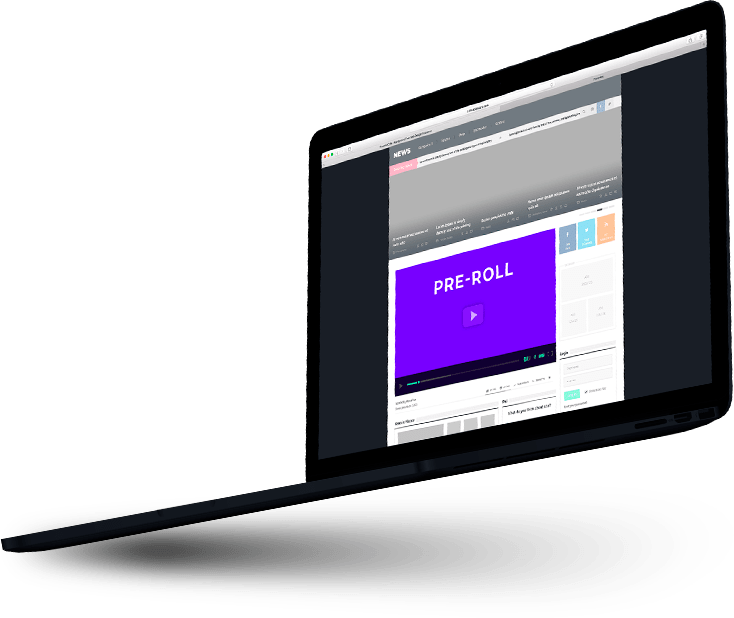 Video ads on movie websites